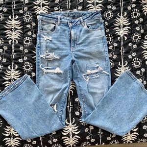 AE Stretch High-Waisted Flare Jeans